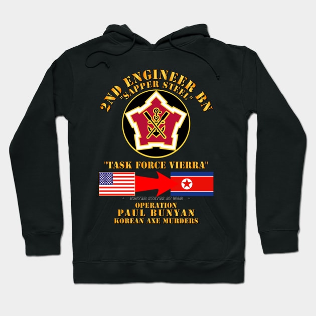 Operation Paul Bunyan - 2nd Engineer Bn - Korea Hoodie by twix123844